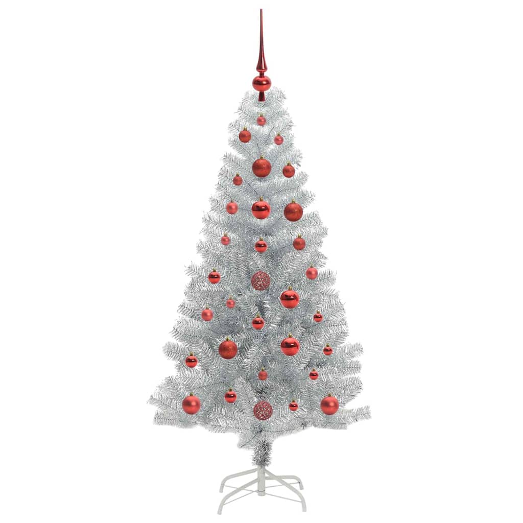 Albero di Natale Argento 120 cm PET