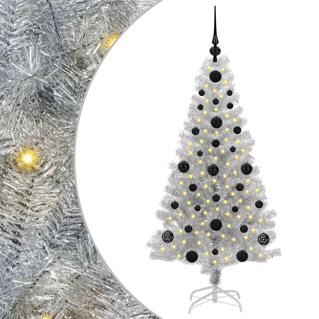 Albero di Natale Argento 120 cm PET