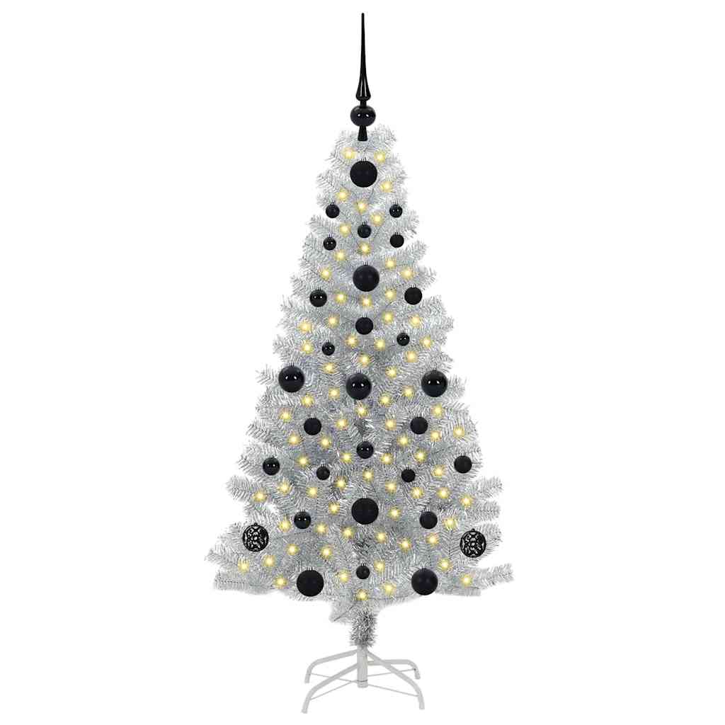 Albero di Natale Argento 120 cm PET
