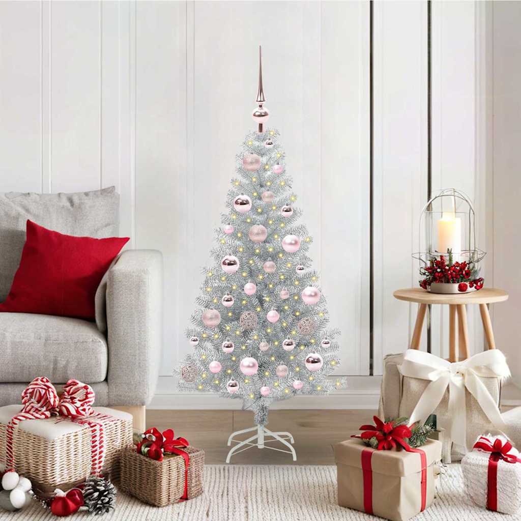 Albero di Natale Argento 120 cm PET
