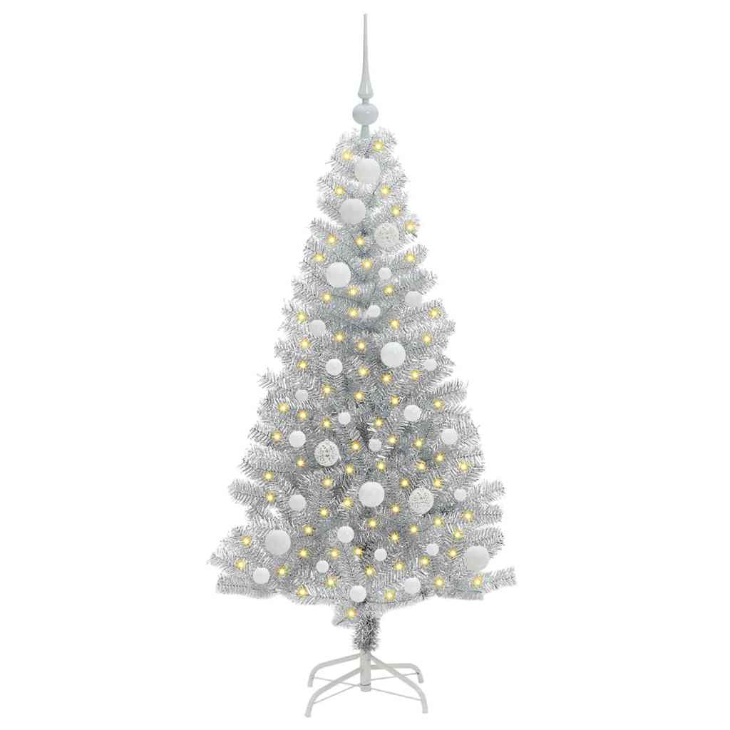 Albero di Natale Argento 120 cm PET