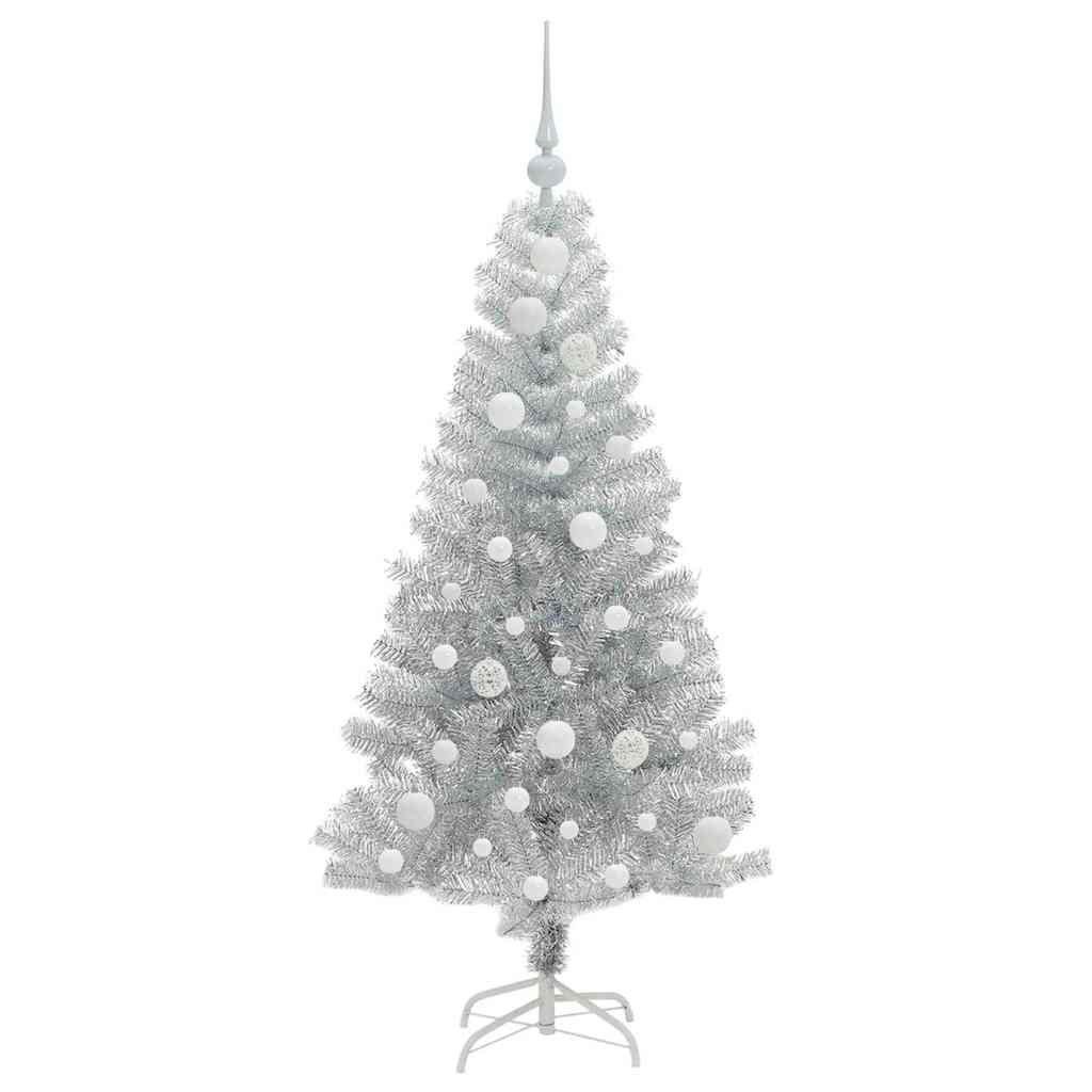 Albero di Natale Argento 120 cm PET