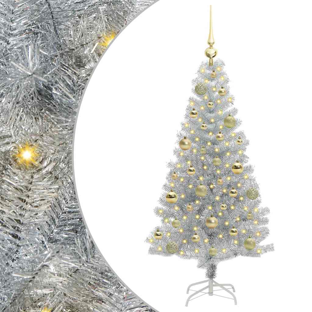 Albero di Natale Argento 120 cm PET