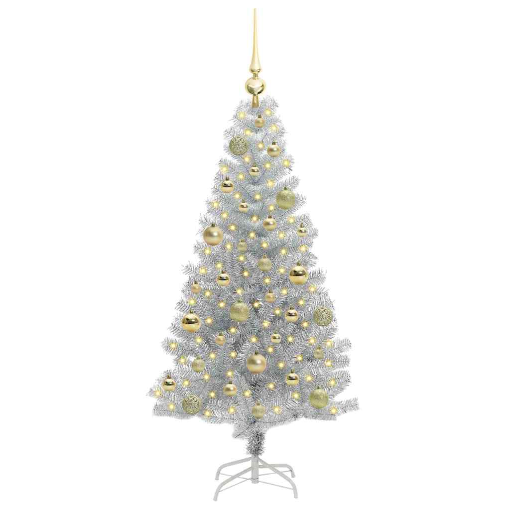 Albero di Natale Argento 120 cm PET