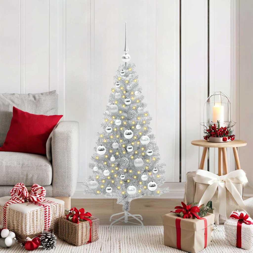 Albero di Natale Argento 120 cm PET