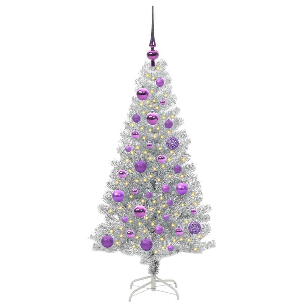 Albero di Natale Argento 120 cm PET