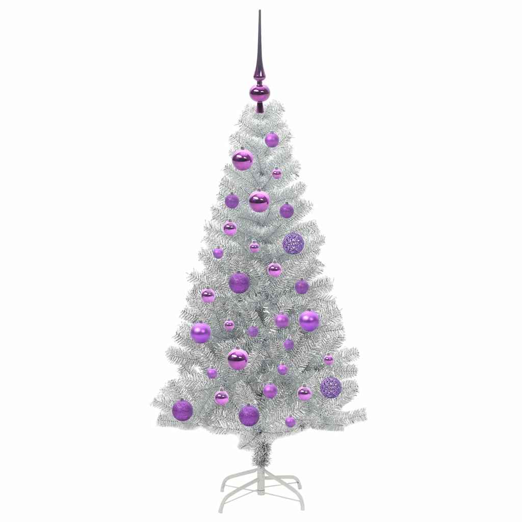 Albero di Natale Argento 120 cm PET