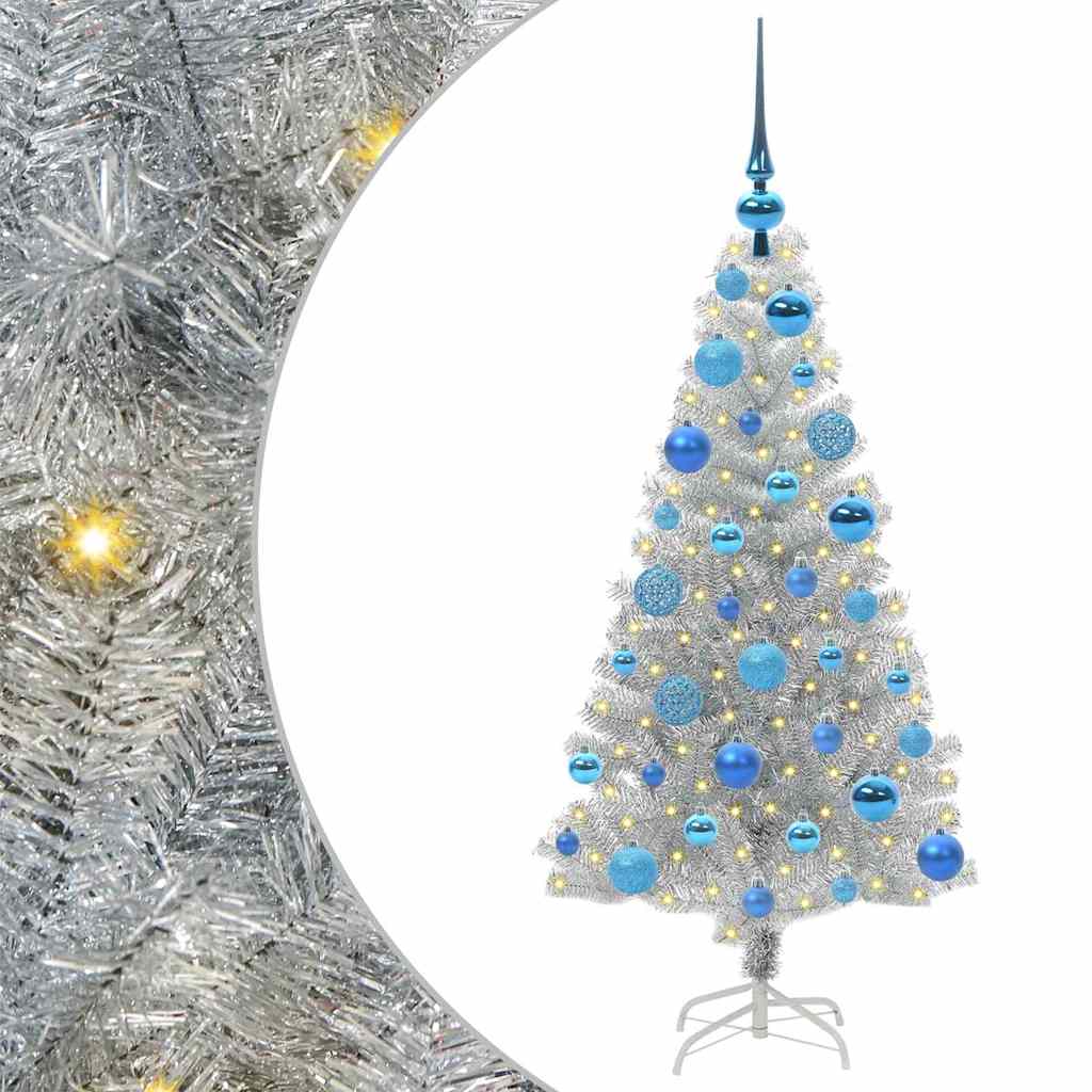 Albero di Natale Argento 120 cm PET
