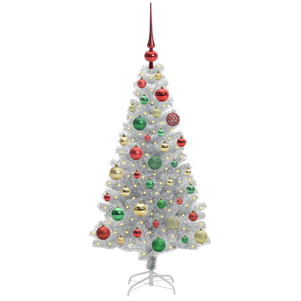 Albero di Natale Argento 120 cm PET