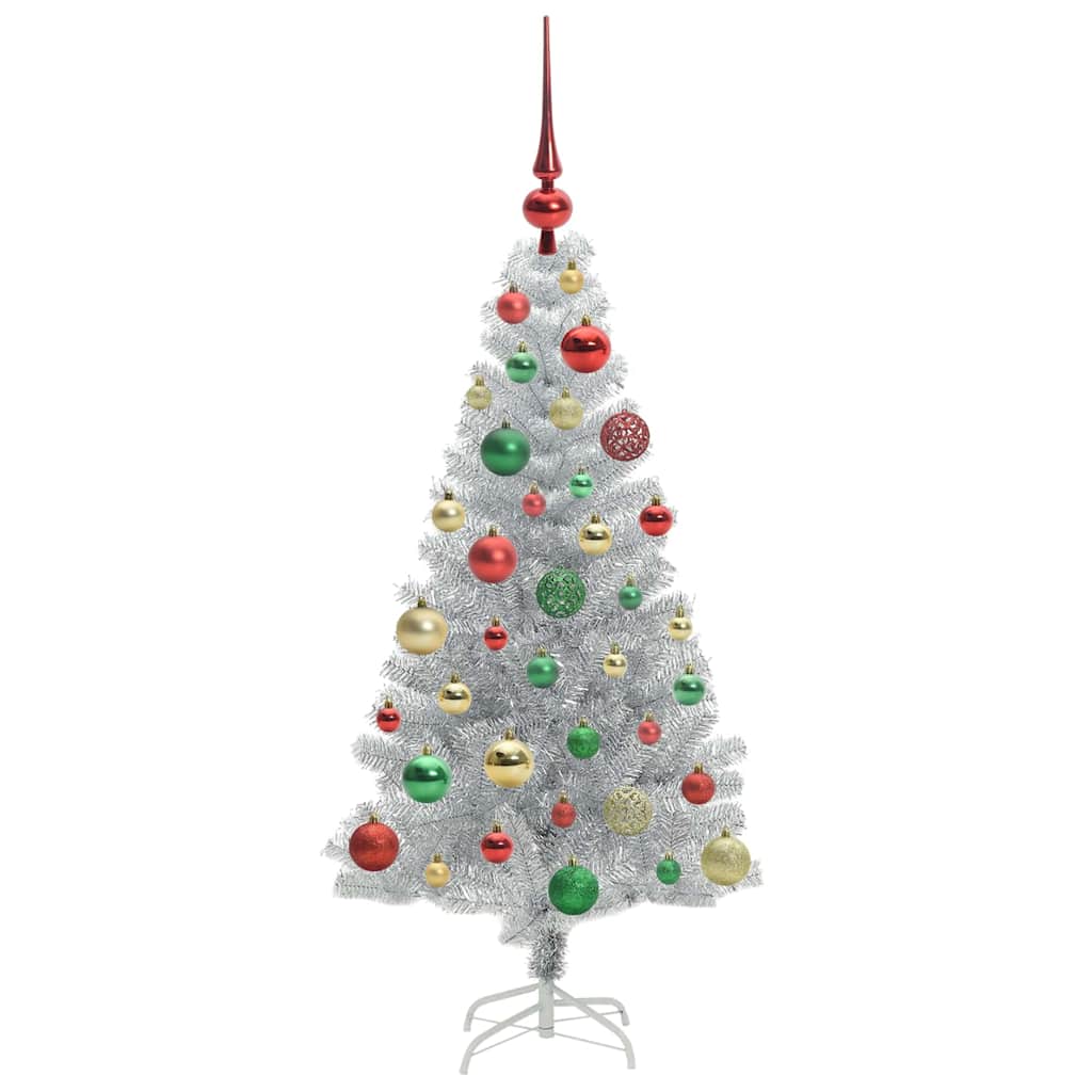 Albero di Natale Argento 120 cm PET