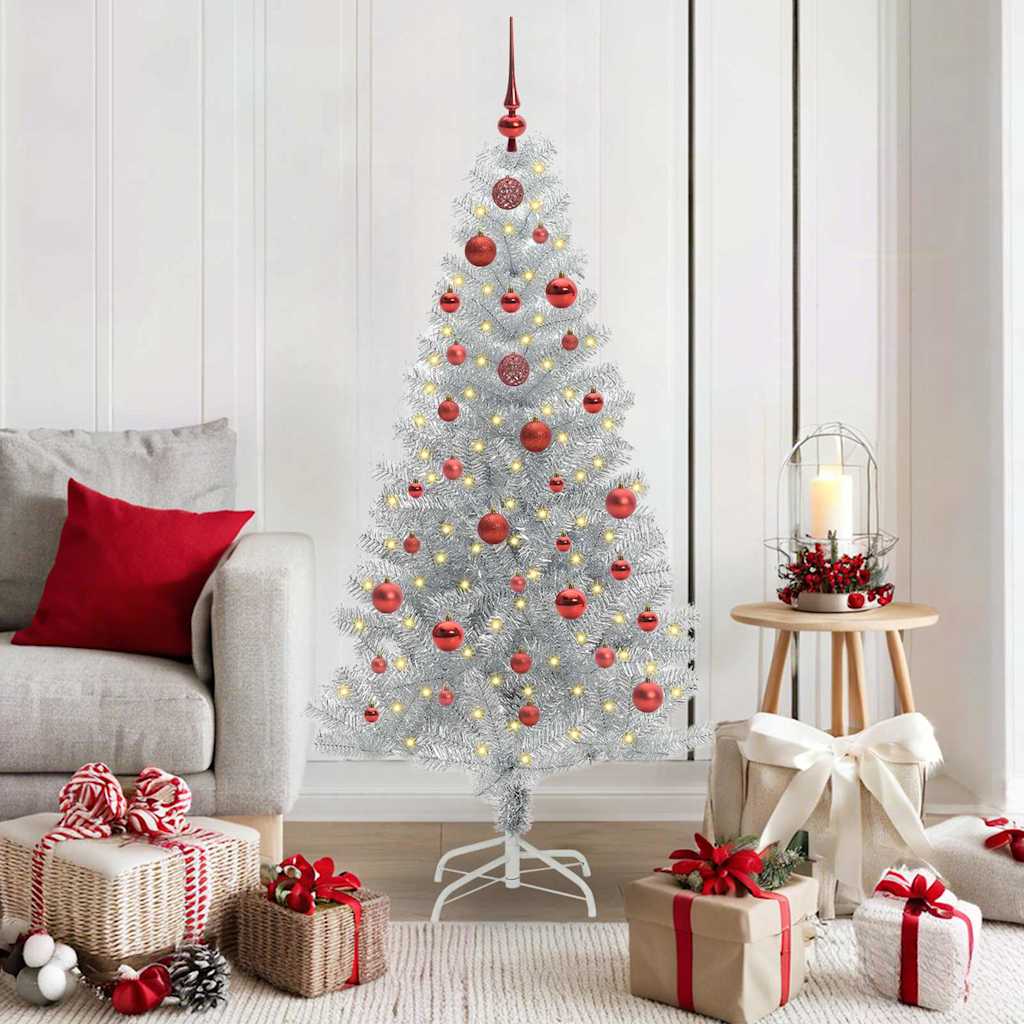 Albero di Natale Argento 150 cm PET