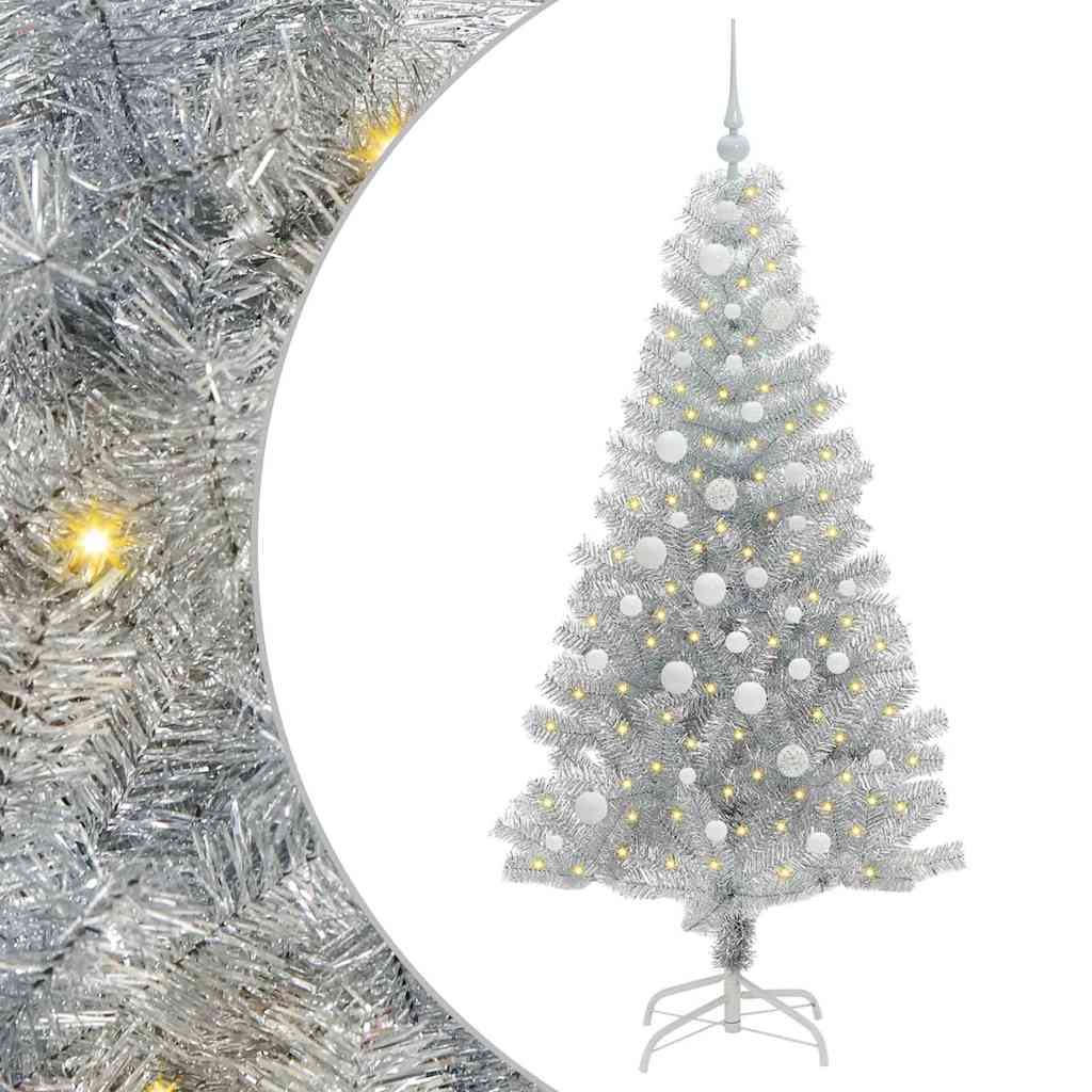 Albero di Natale Argento 150 cm PET