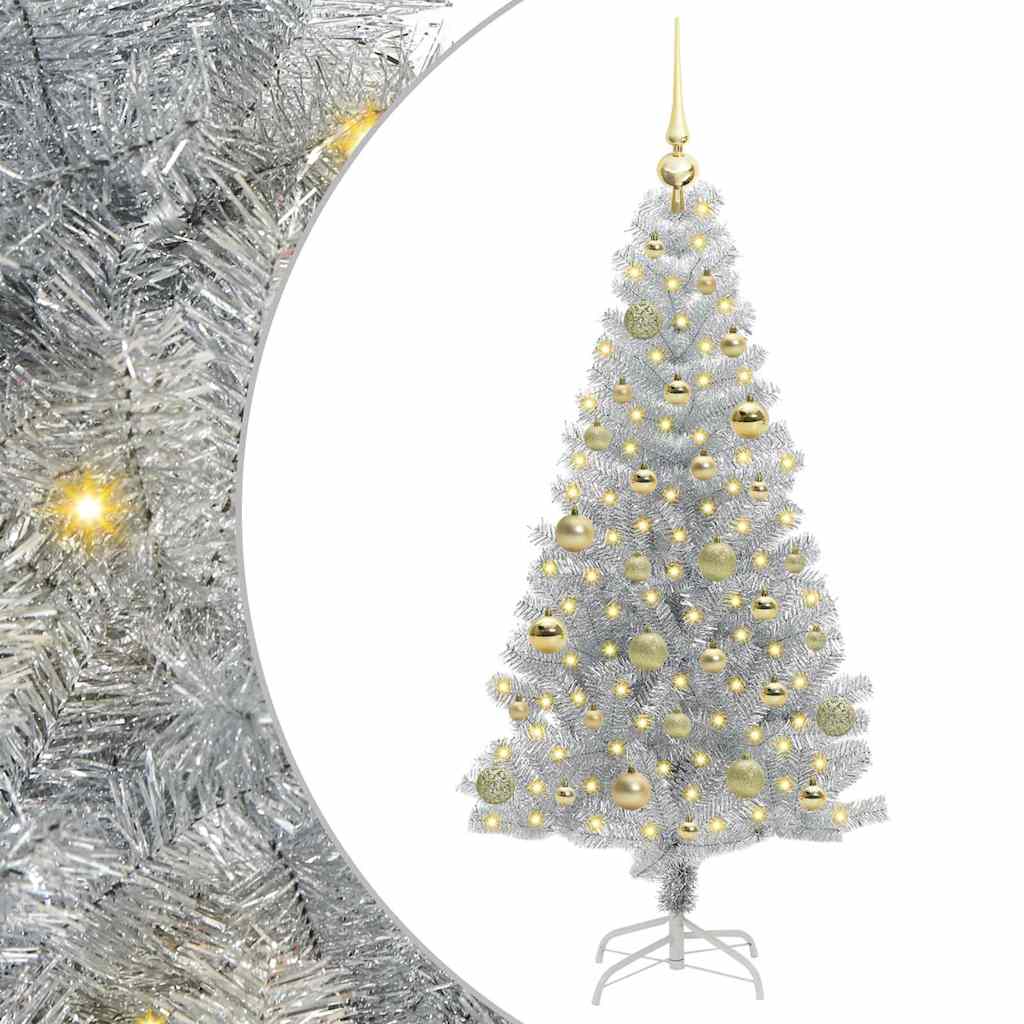 Albero di Natale Argento 150 cm PET
