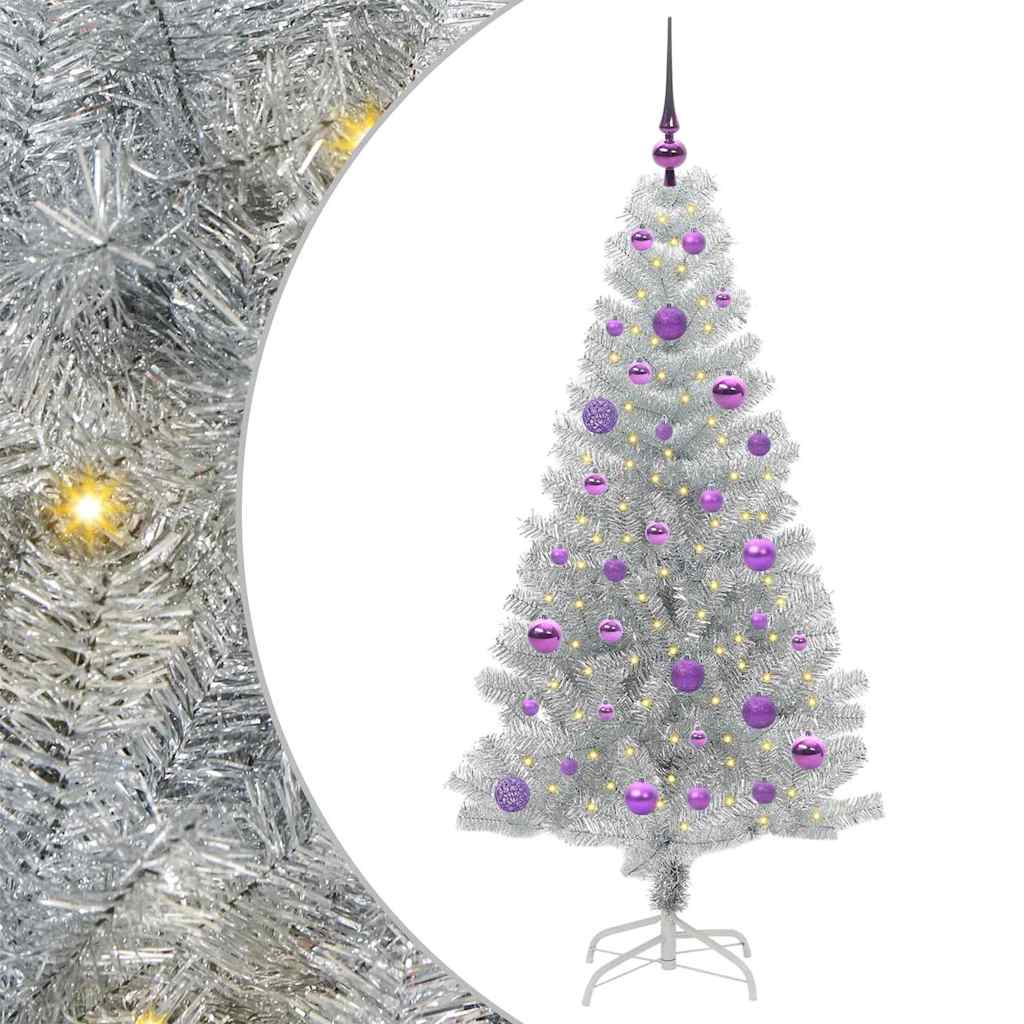 Albero di Natale Argento 150 cm PET