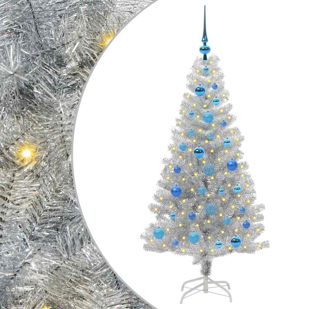 Albero di Natale Argento 150 cm PET