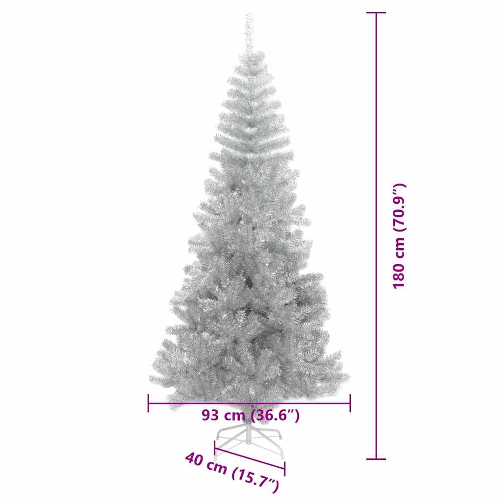 Albero di Natale Argento 180 cm PET