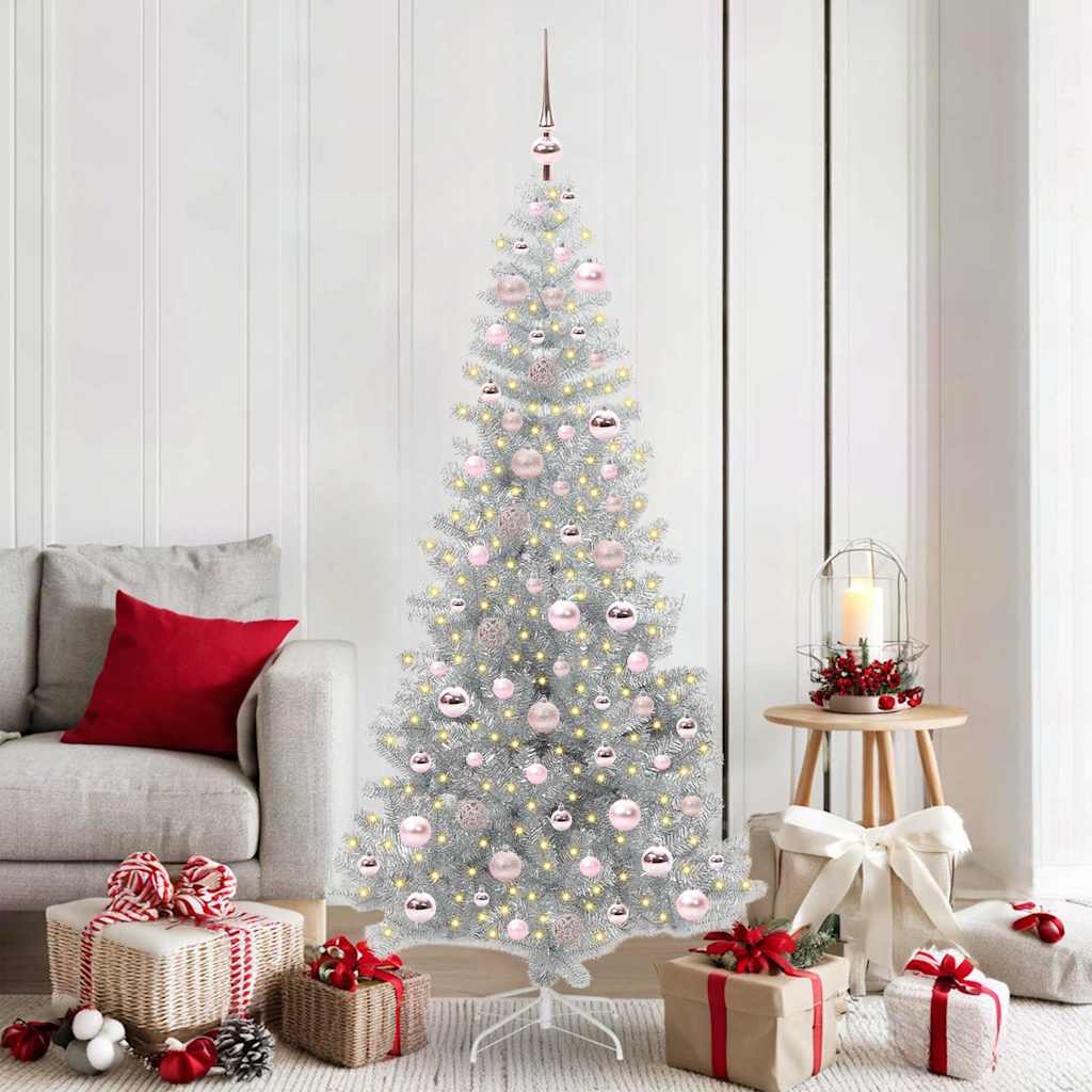 Albero di Natale Argento 180 cm PET