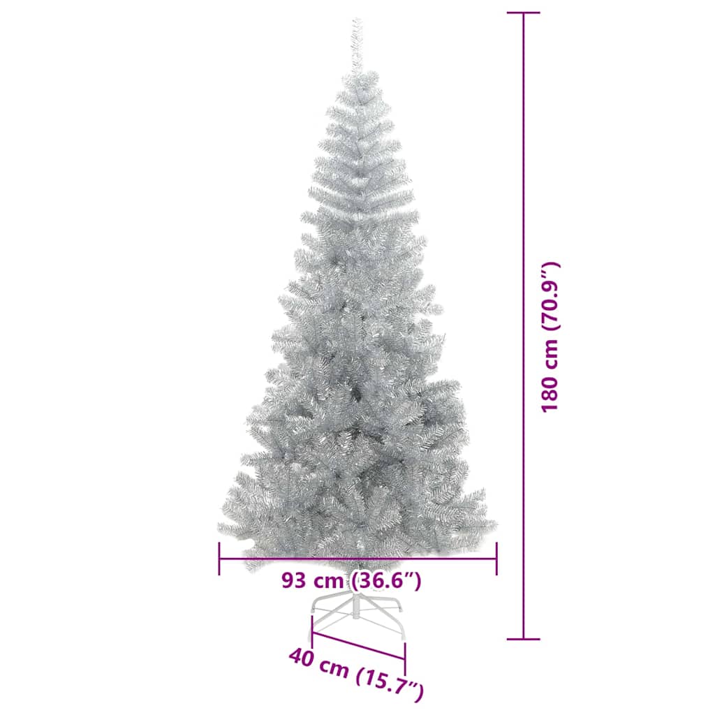 Albero di Natale Argento 180 cm PET