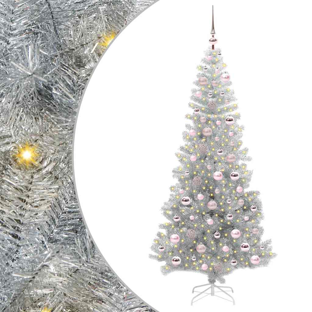Albero di Natale Argento 180 cm PET
