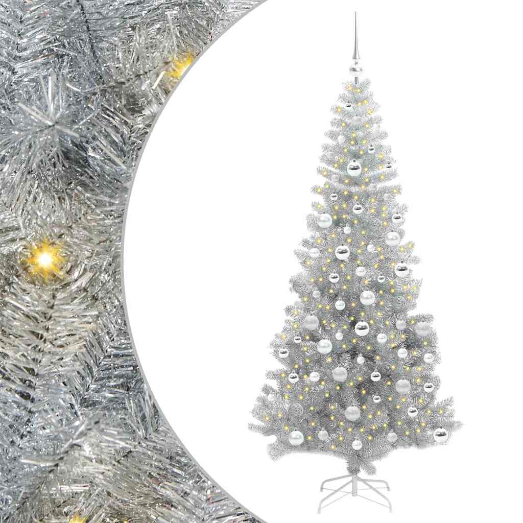 Albero di Natale Argento 180 cm PET
