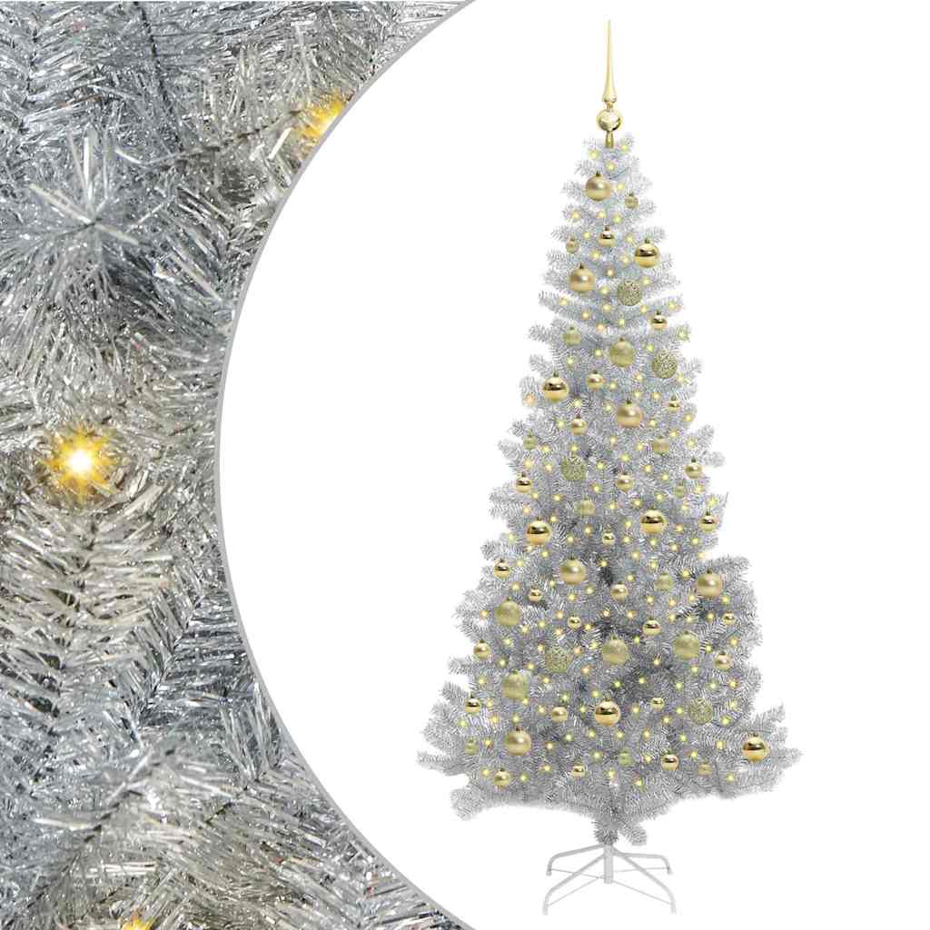 Albero di Natale Argento 210 cm PET