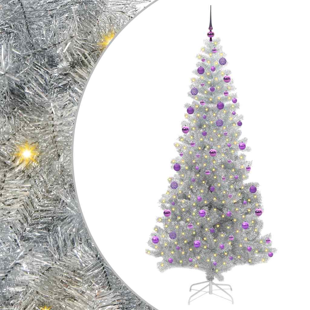 Albero di Natale Argento 210 cm PET
