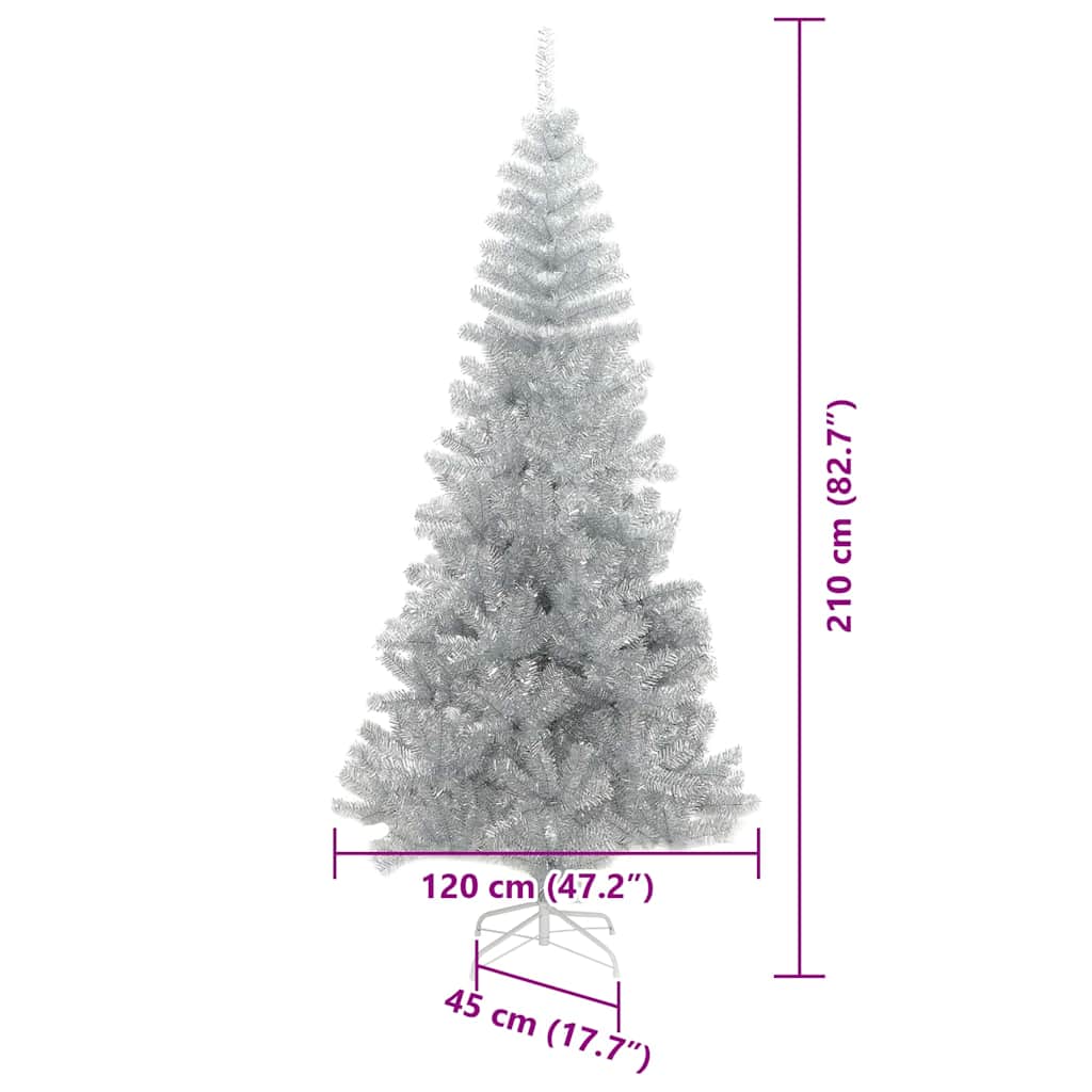 Albero di Natale Argento 210 cm PET