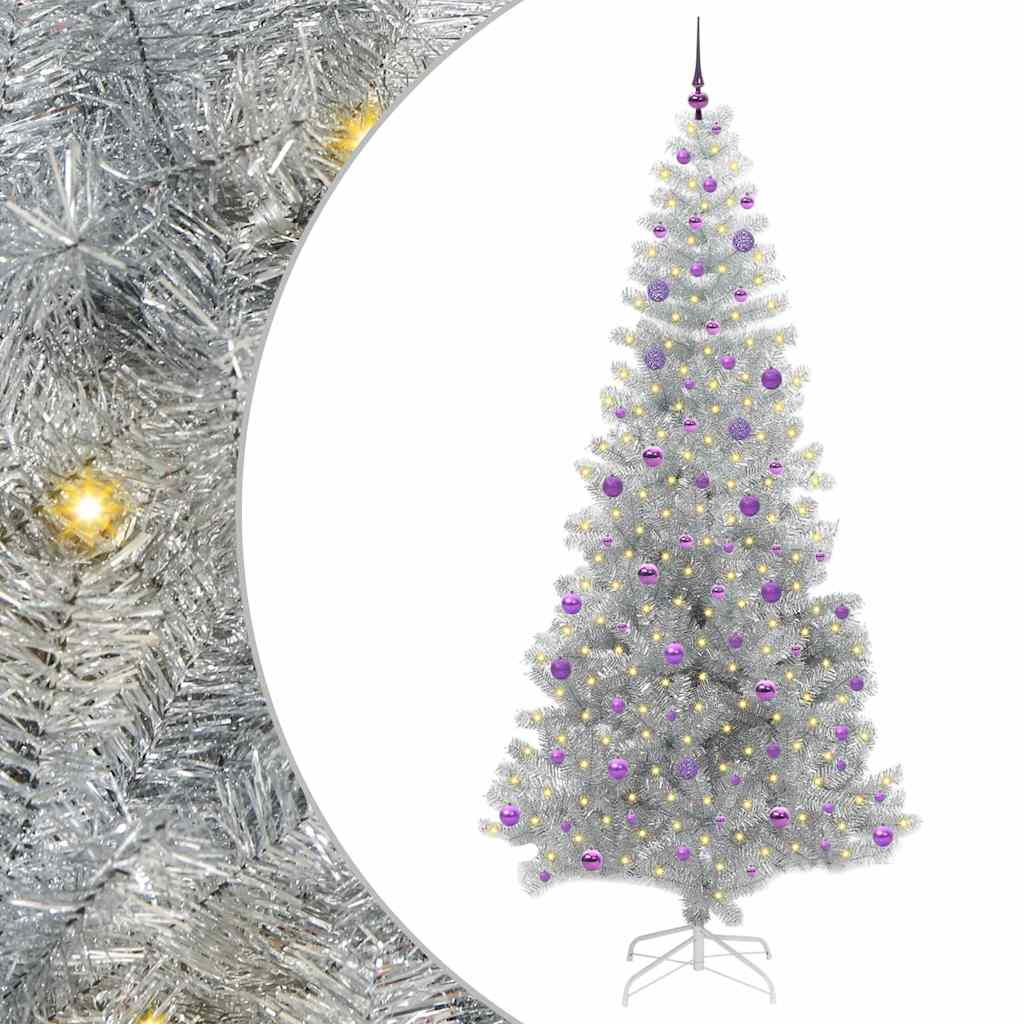 Albero di Natale Argento 240 cm PET
