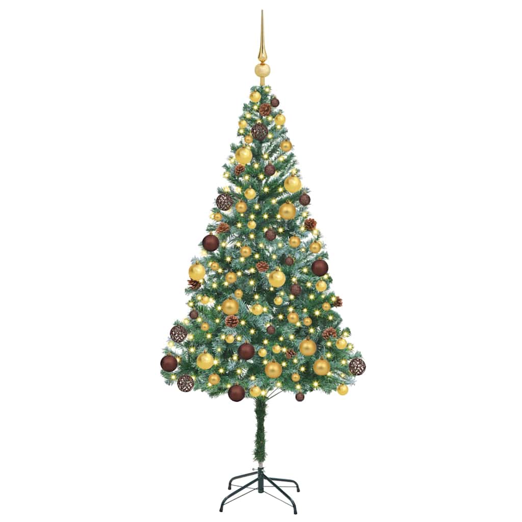 Albero di Natale artificiale Verde 180 cm PVC e Acciaio