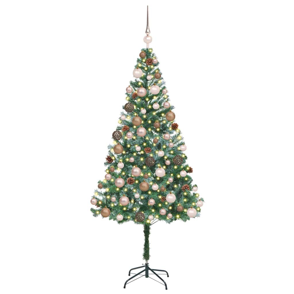 Albero di Natale artificiale Verde 180 cm PVC e Acciaio