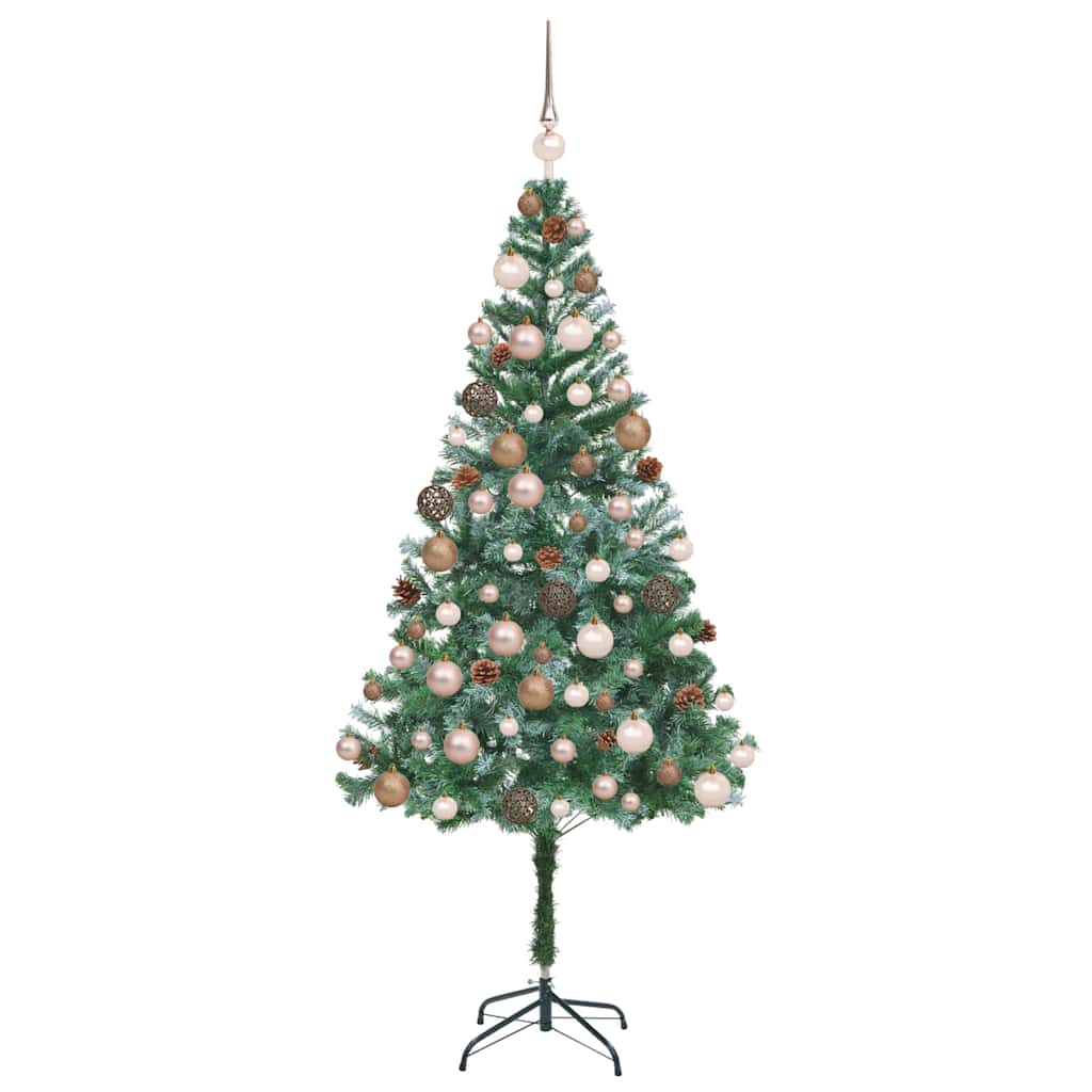 Albero di Natale artificiale Verde 180 cm PVC e Acciaio