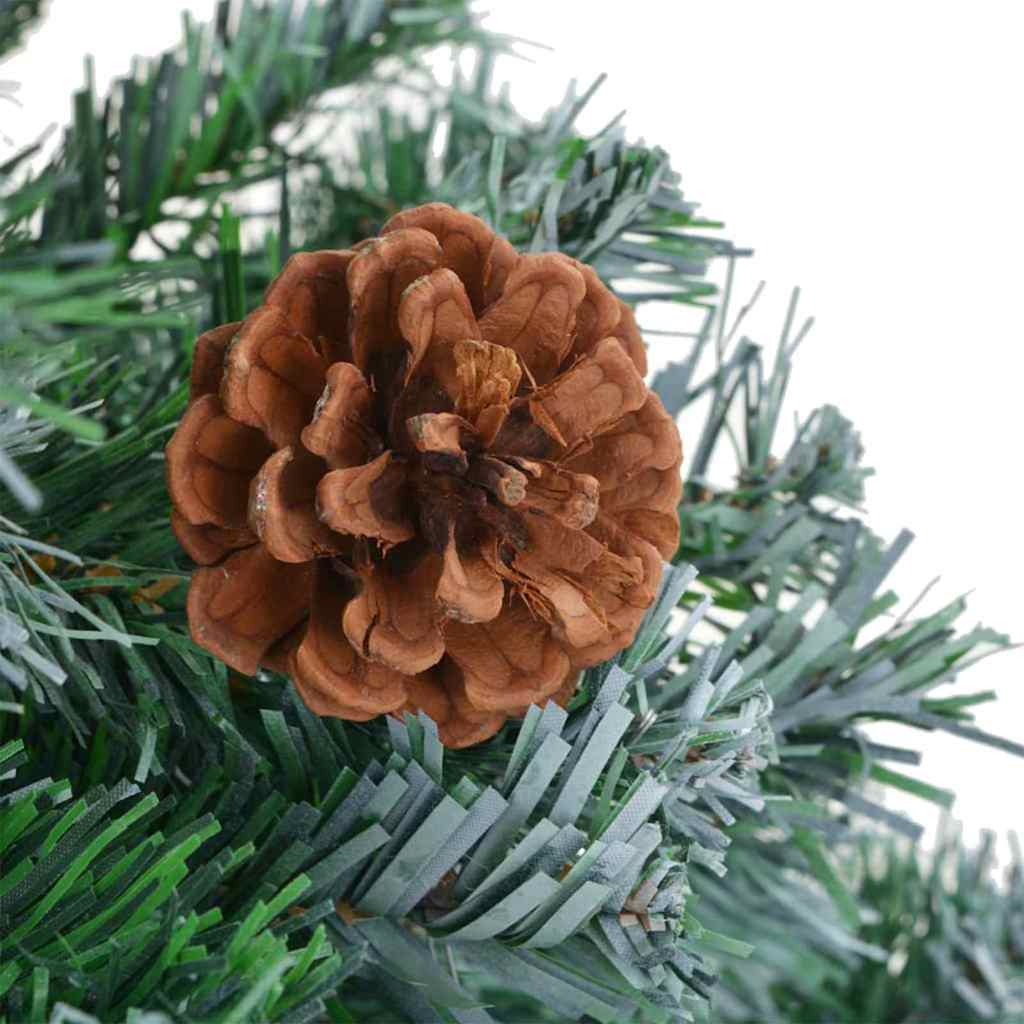 Albero di Natale artificiale Verde 180 cm PVC e Acciaio