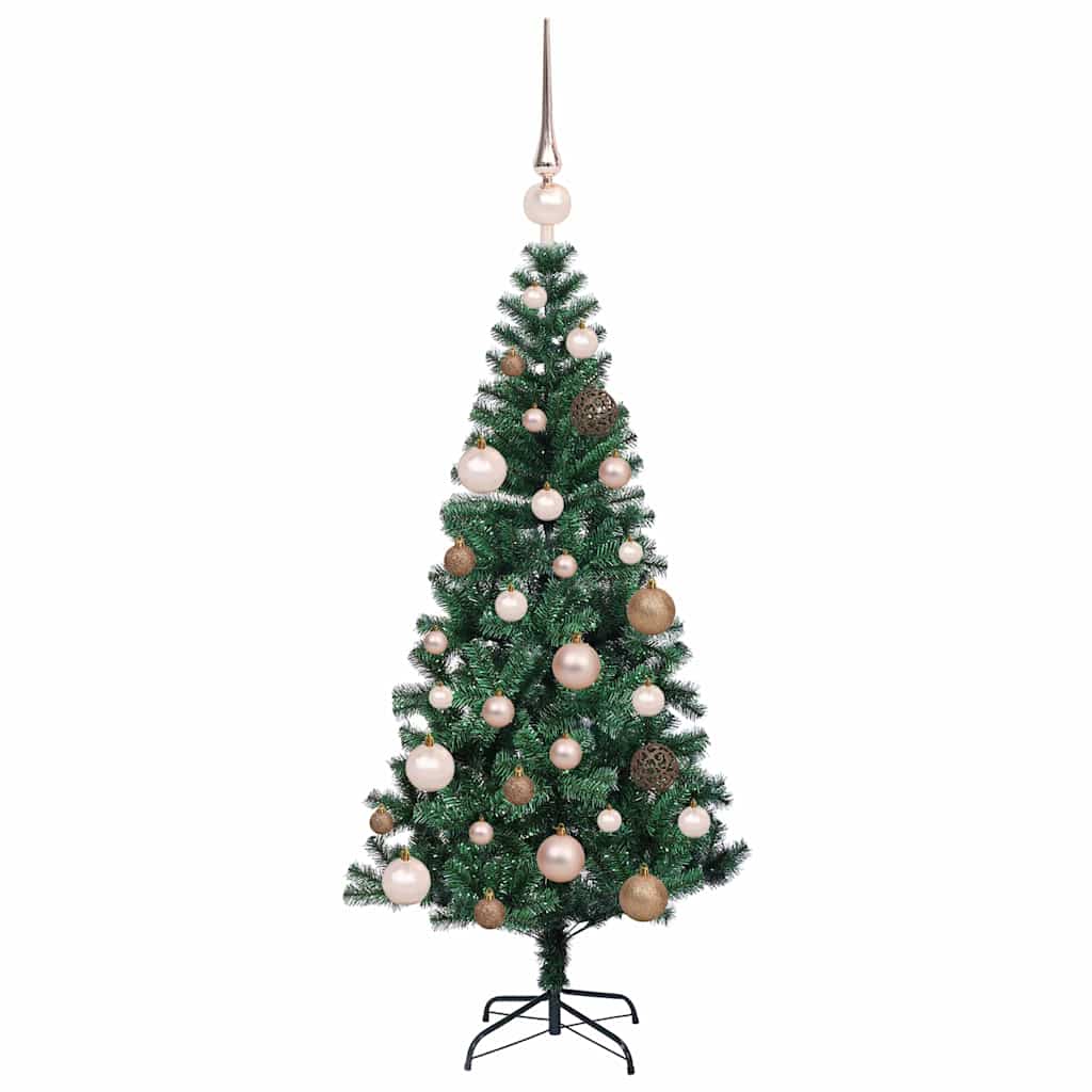 Albero di Natale artificiale con luci integrate Verde 120 cm