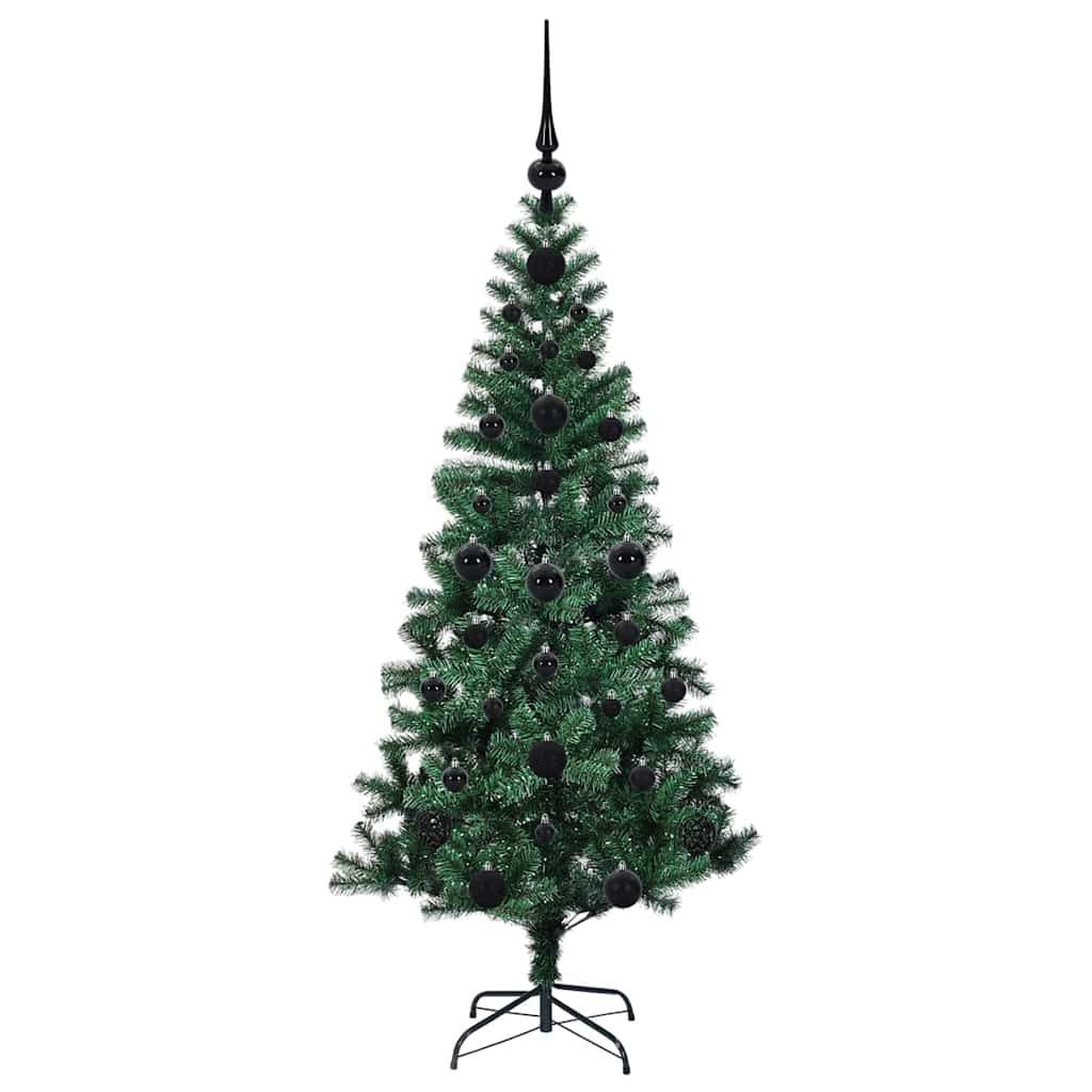 Albero di Natale artificiale con luci integrate Verde 120 cm