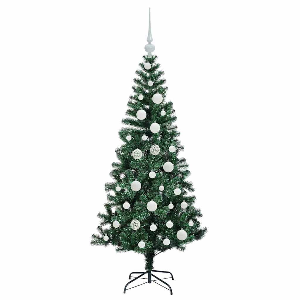 Albero di Natale artificiale con luci integrate Verde 120 cm