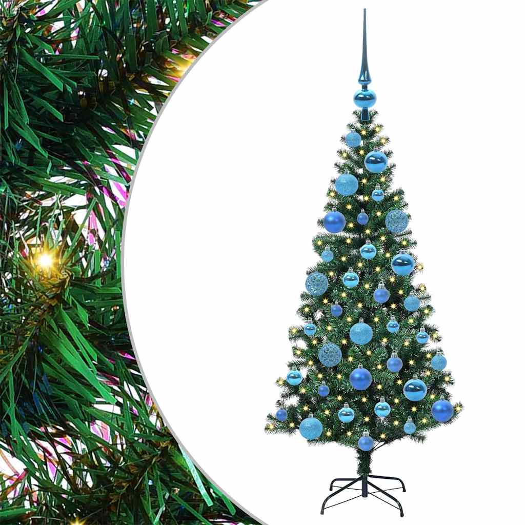 Albero di Natale artificiale con luci integrate Verde 120 cm