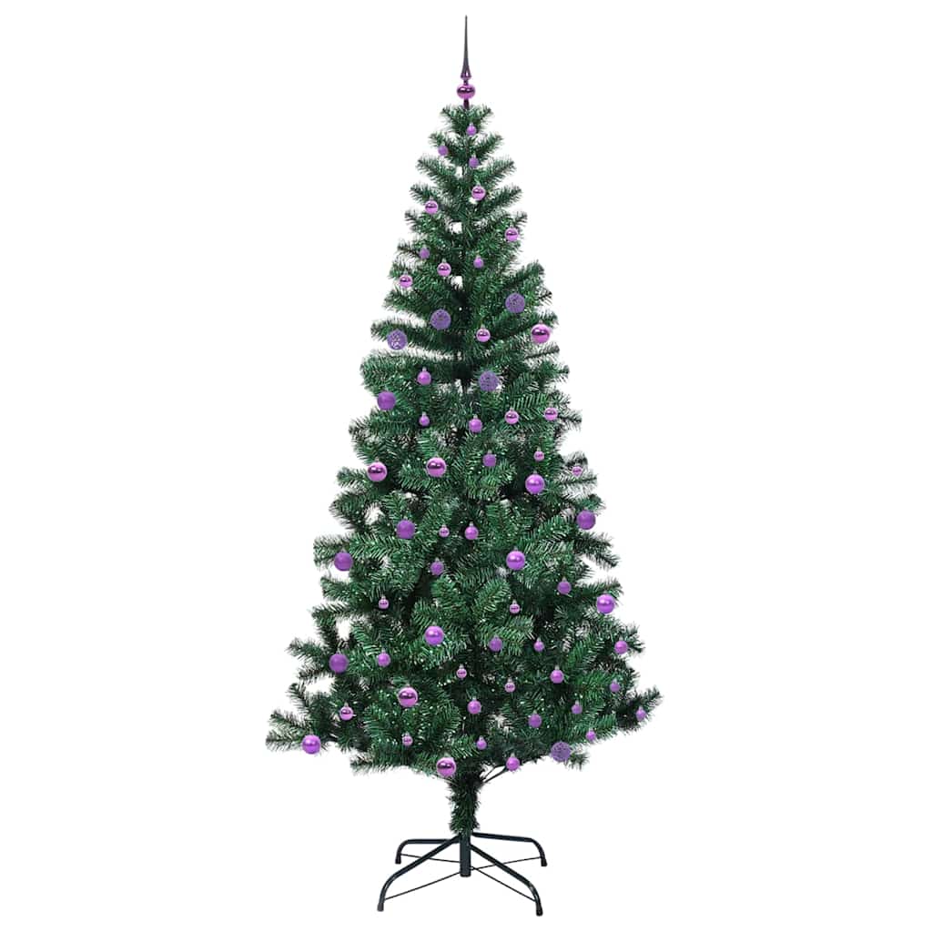 Albero di Natale artificiale con luci integrate Verde 240 cm