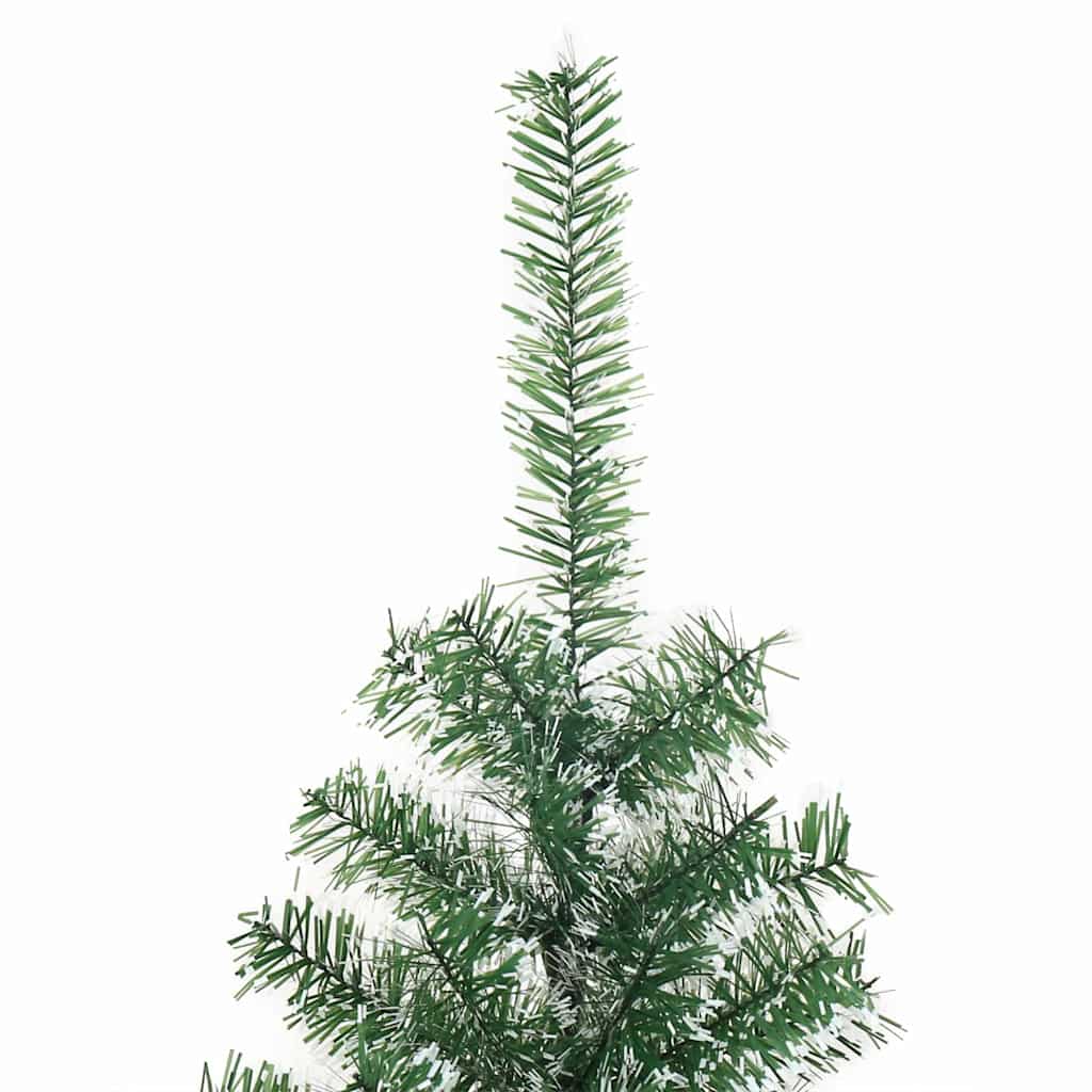 Albero di Natale Artificiale Imbiancato con Luci LED 120 cm