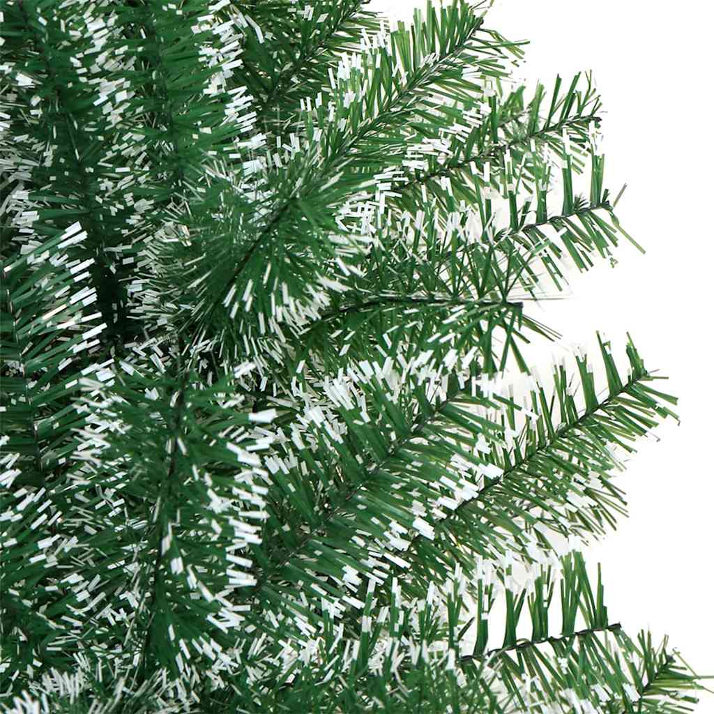 Albero di Natale Artificiale Imbiancato con Luci LED 120 cm