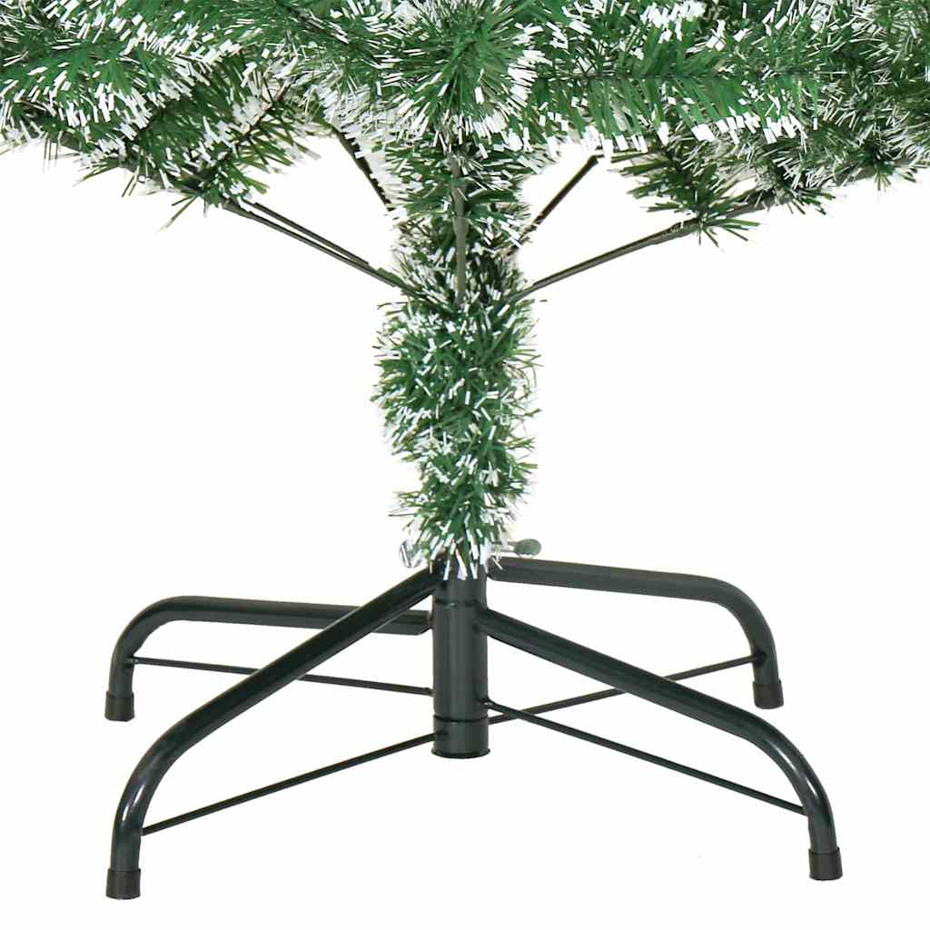 Albero di Natale Artificiale Imbiancato con Luci LED 150 cm