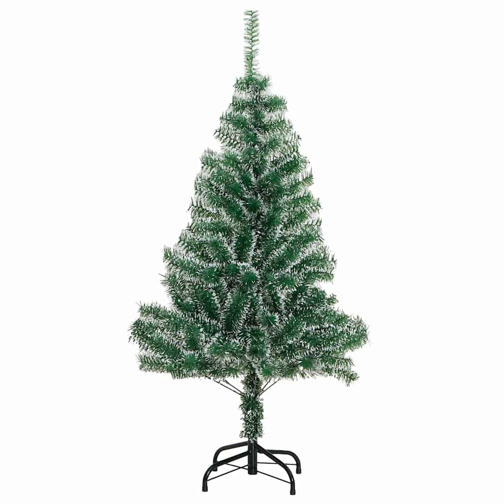 Albero di Natale Artificiale Imbiancato con Luci LED 150 cm