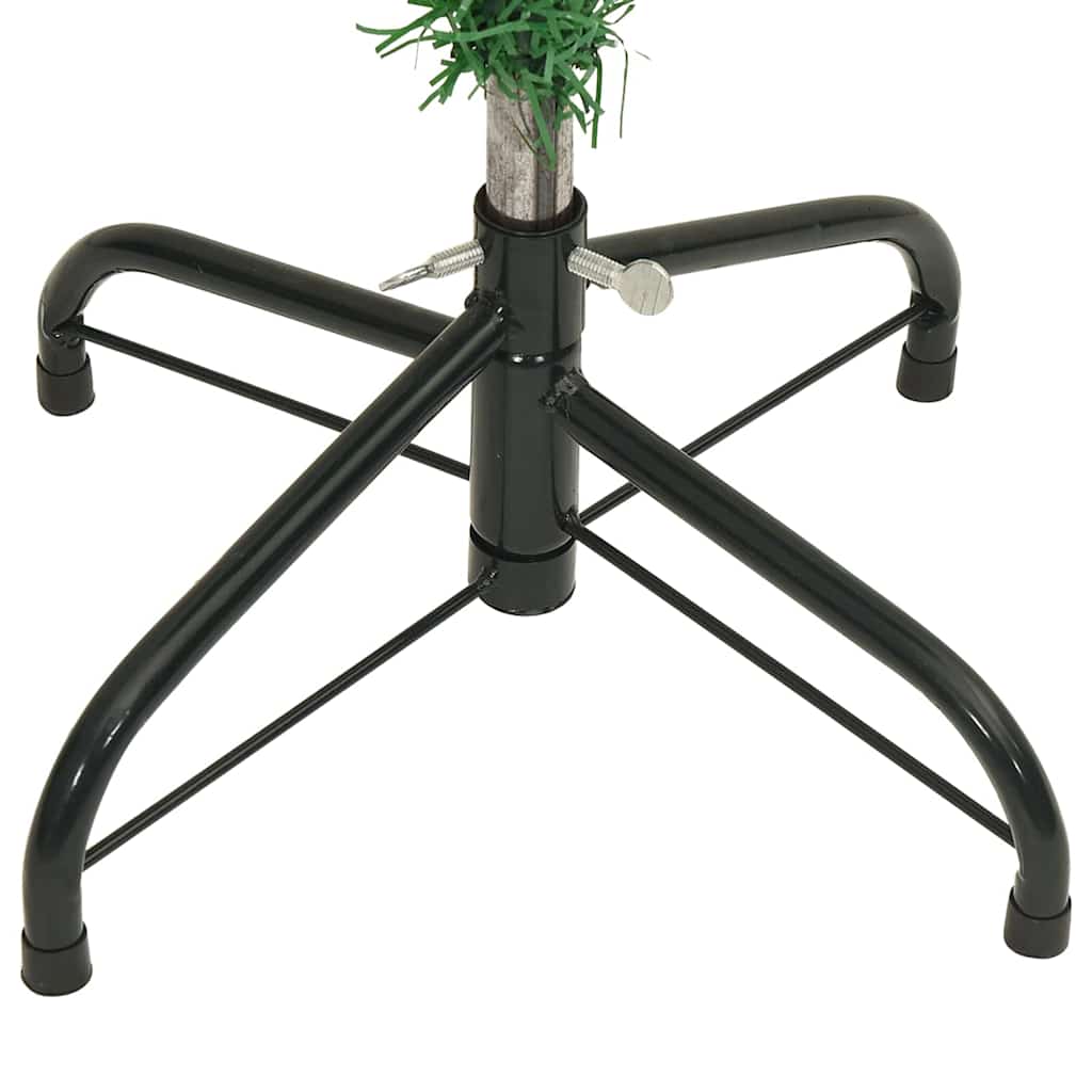Albero di Natale artificiale preilluminato capovolto con set di palline