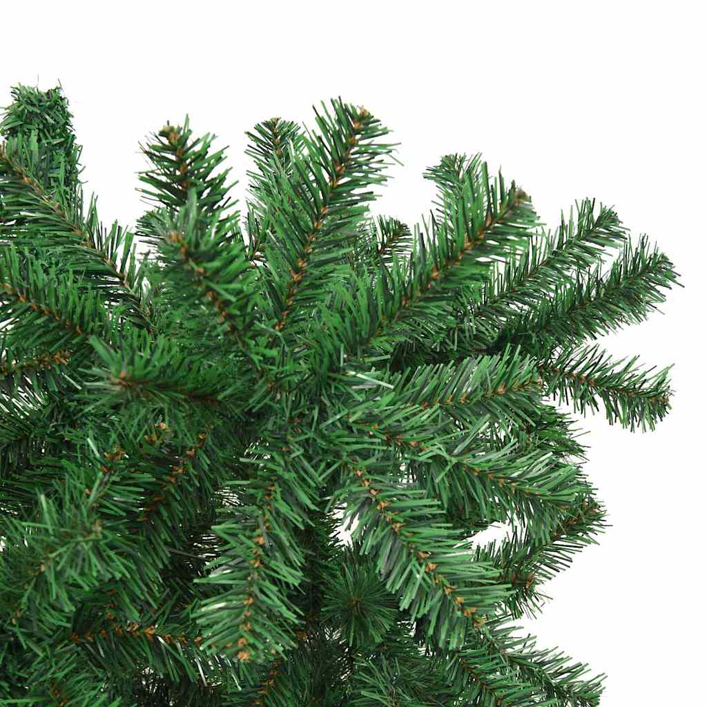 Albero di Natale artificiale pre-illuminato capovolto con set di palle