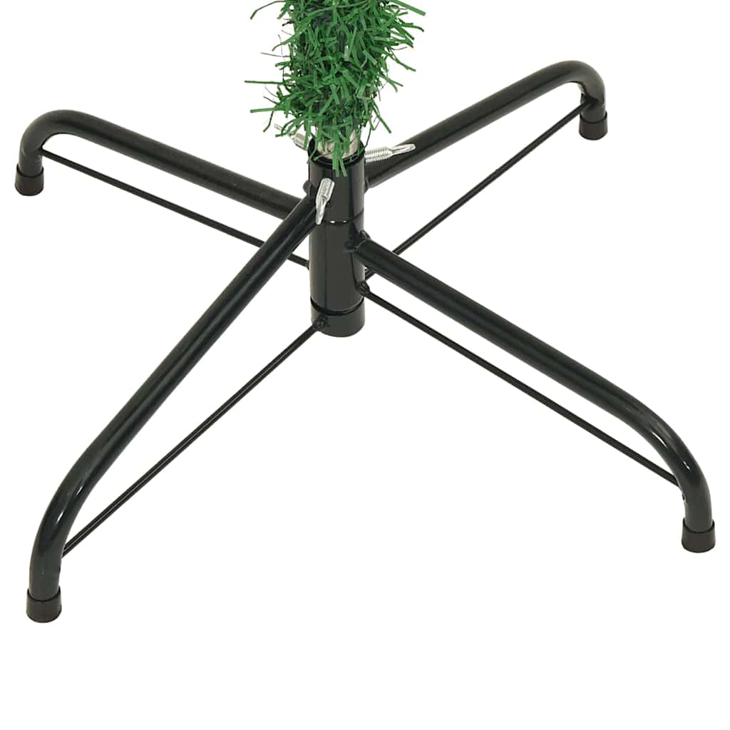 Albero di Natale artificiale pre-illuminato capovolto con set di palle