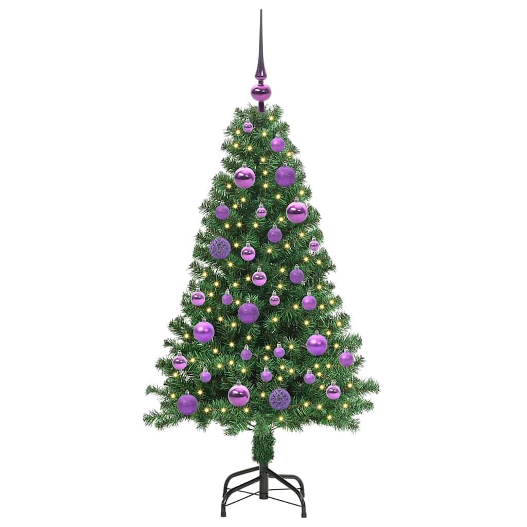Albero di Natale artificiale con 150 LED Verde 120 cm