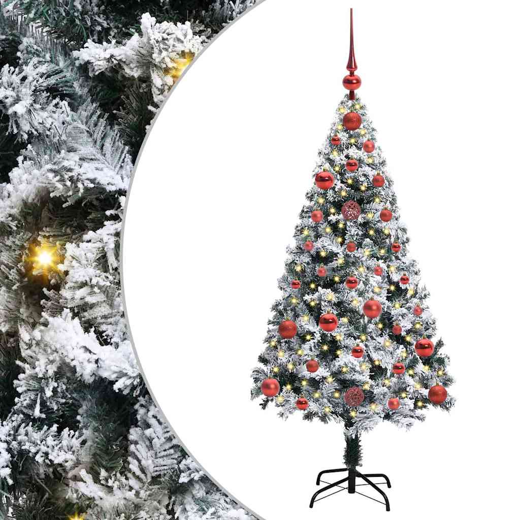 Albero di Natale artificiale con 150 LED Bianco 120 cm