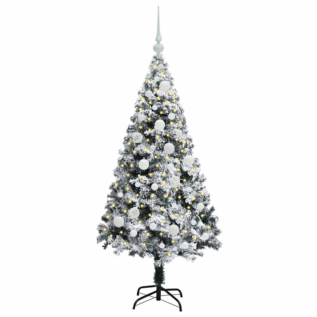 Albero di Natale artificiale con 150 LED Bianco 120 cm