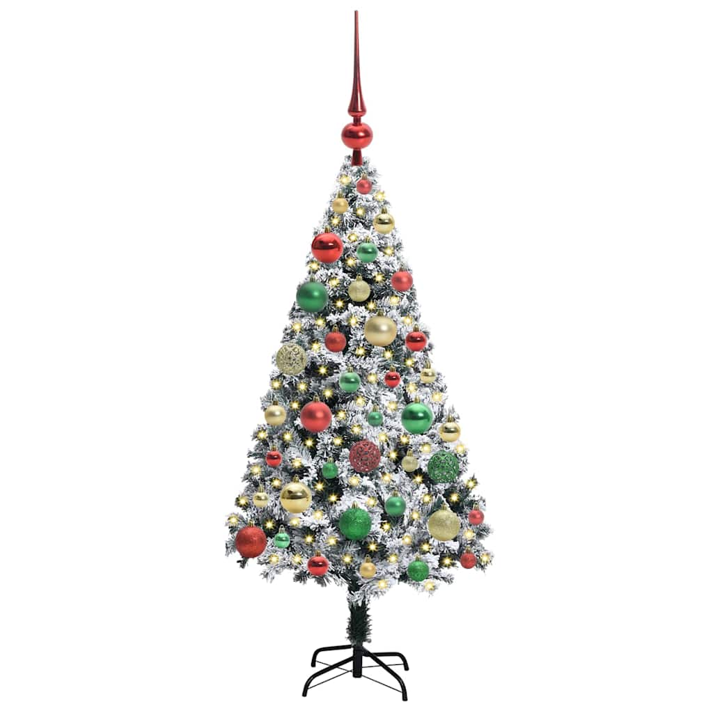 Albero di Natale artificiale con 150 LED Bianco 120 cm