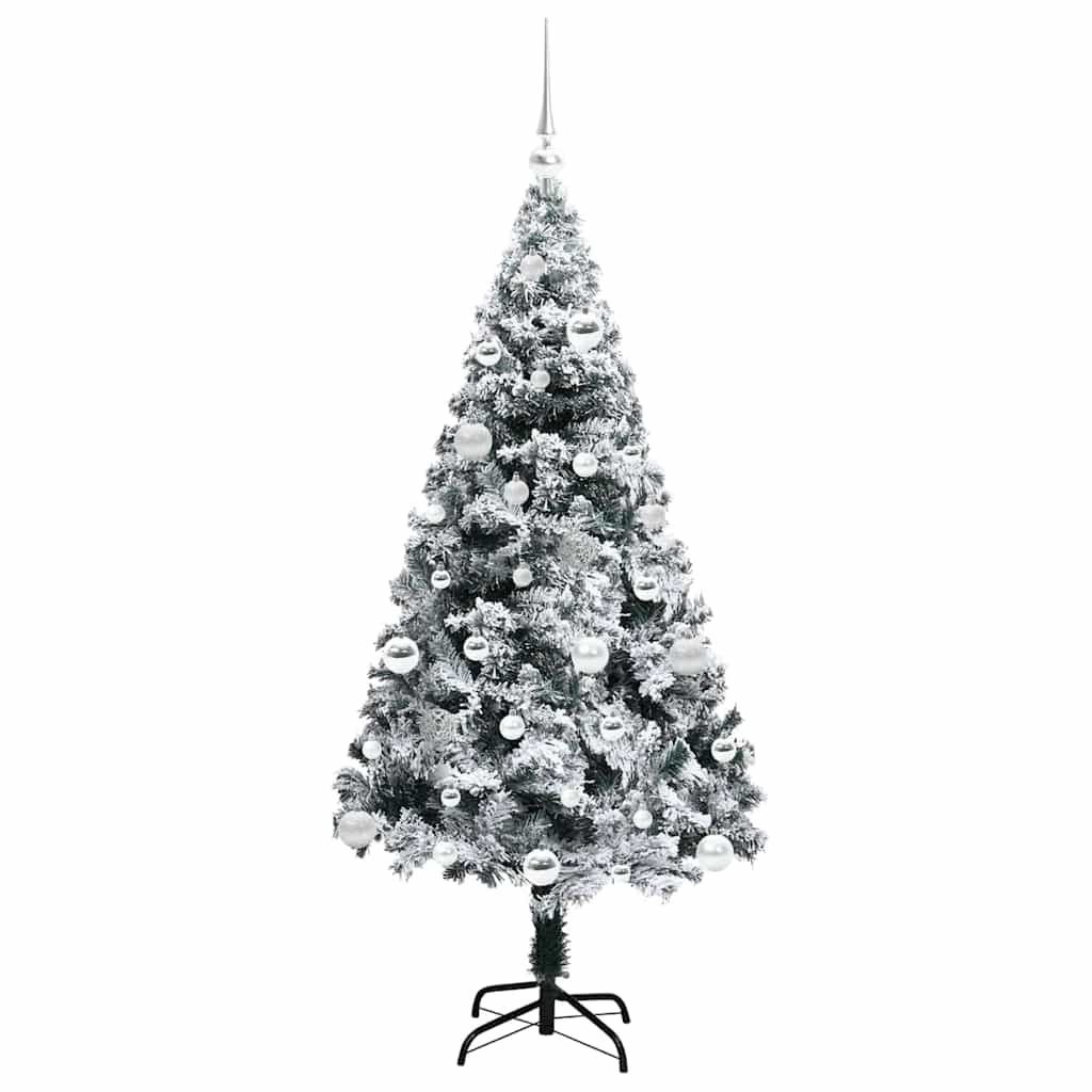 Albero di Natale artificiale con 150 LED Bianco 150 cm