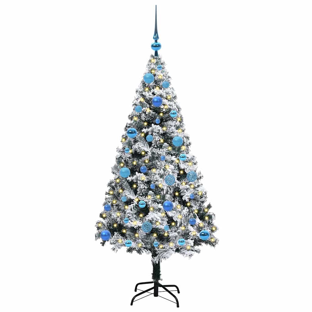 Albero di Natale artificiale con 150 LED Bianco 150 cm